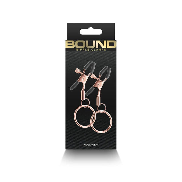 Bound Nipple Clamps C2 Rose Gold - TruLuv Novelties