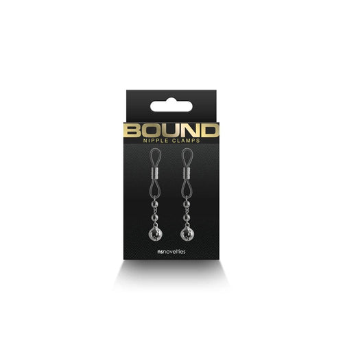 Bound Nipple Clamps D1 Gunmetal - TruLuv Novelties