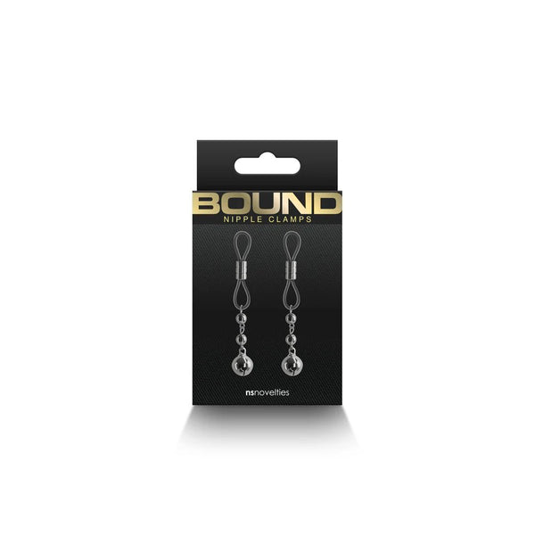 Bound Nipple Clamps D1 Gunmetal - TruLuv Novelties