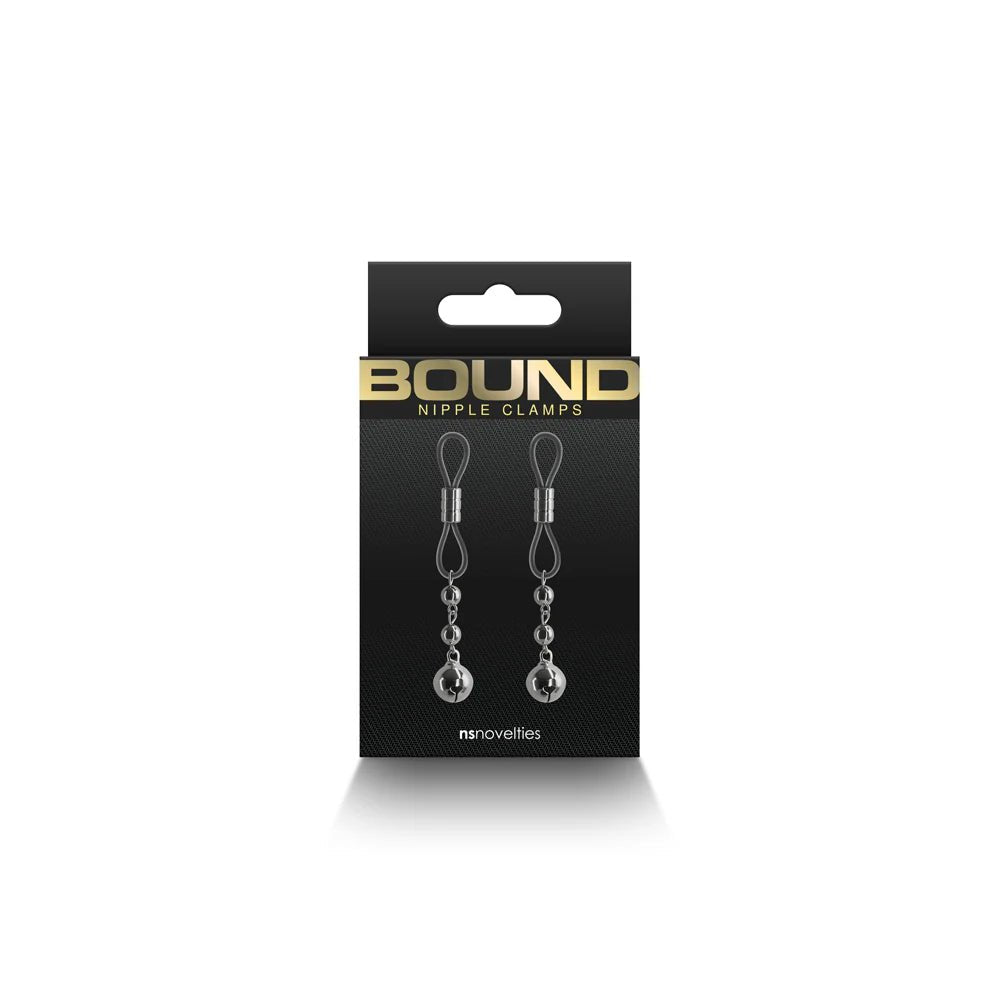 Bound Nipple Clamps D1 Gunmetal - TruLuv Novelties
