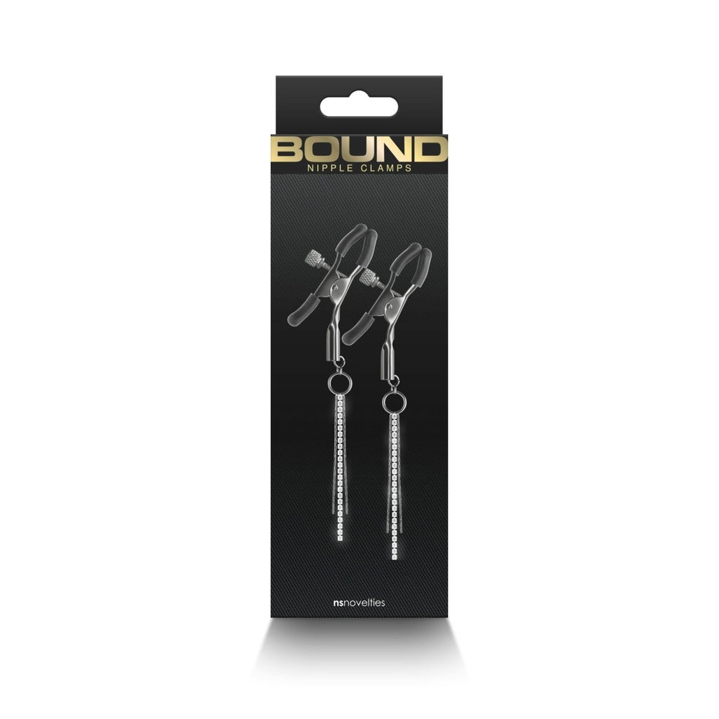 Bound - Nipple Clamps - D3 - Gunmetal - TruLuv Novelties