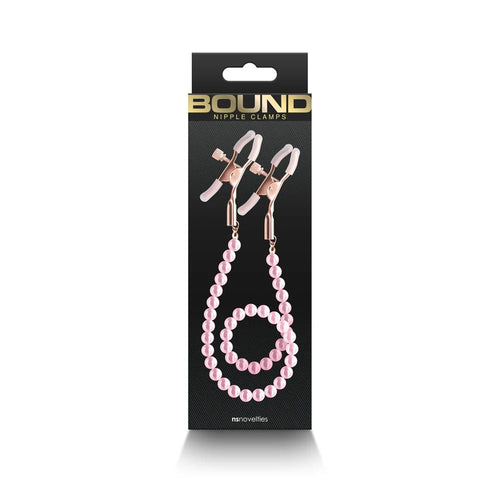 Bound Nipple Clamps DC1 Pink - TruLuv Novelties