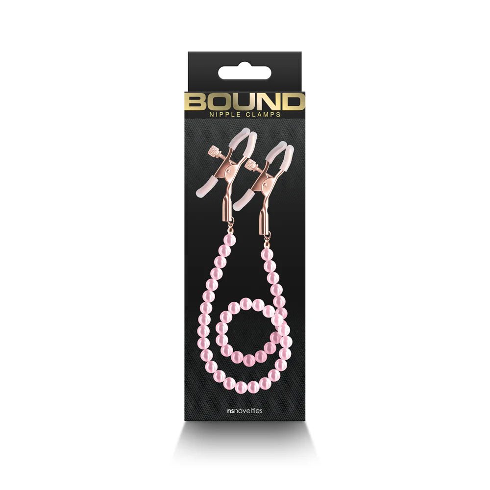 Bound Nipple Clamps DC1 Pink - TruLuv Novelties