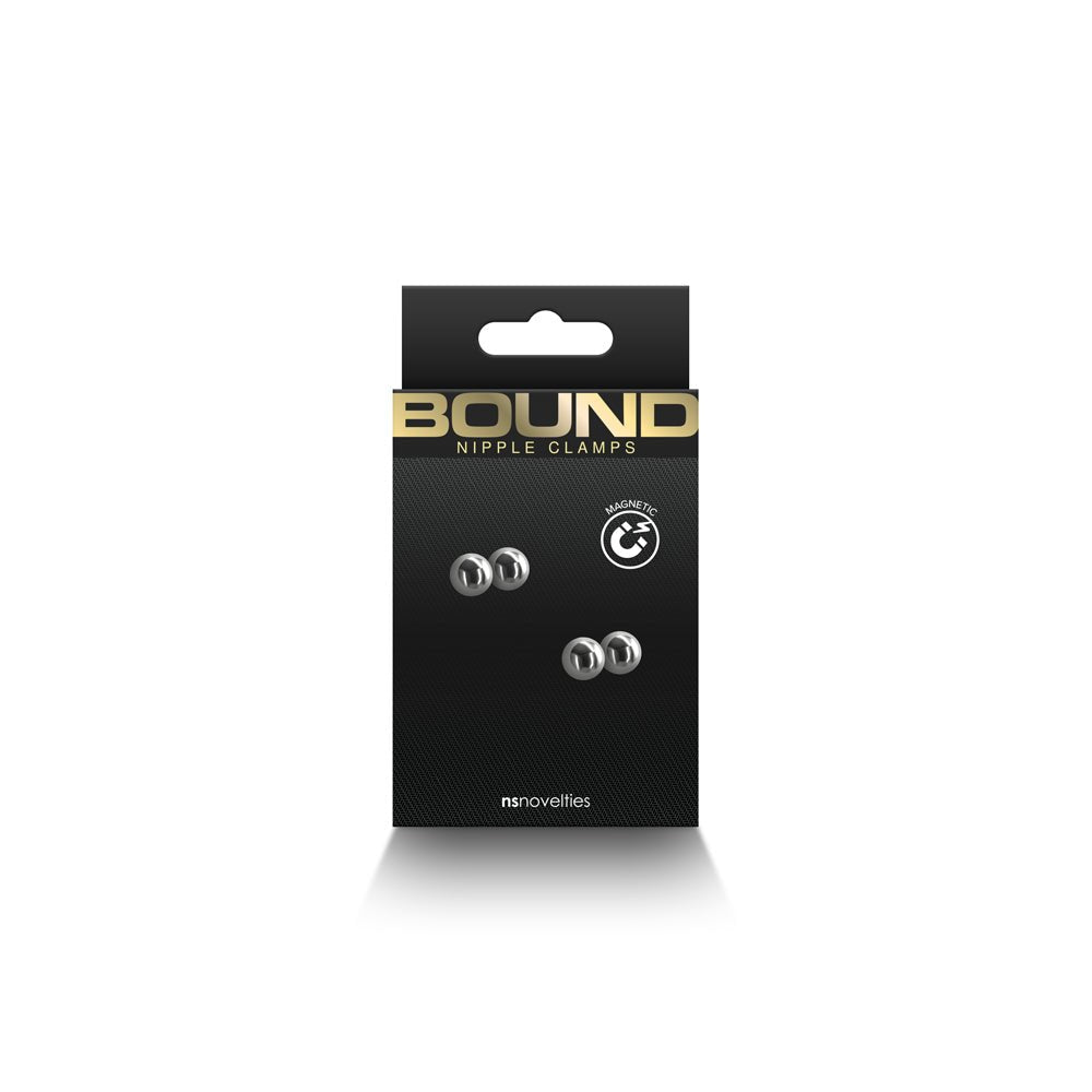 Bound Nipple Clamps M1 Gunmetal - TruLuv Novelties