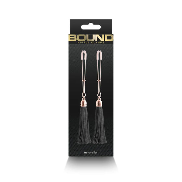 Bound Nipple Clamps T1 Black - TruLuv Novelties