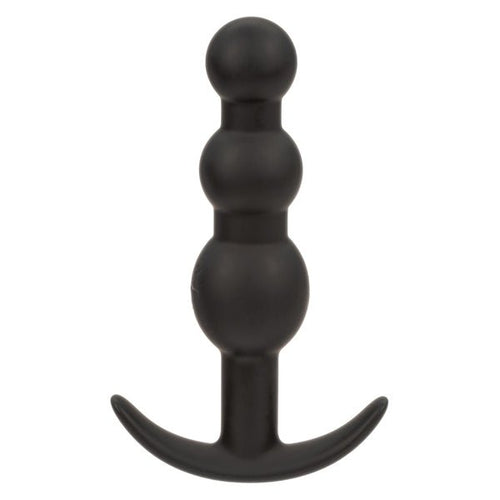 Boundless Vibrating Beaded Plug - Black - TruLuv Novelties
