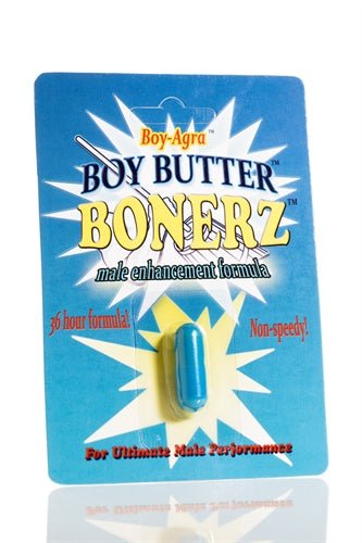 Boy-Agra Boy Butter Bonerz - Male Enhancement Formula - 1 Blister Pack - TruLuv Novelties