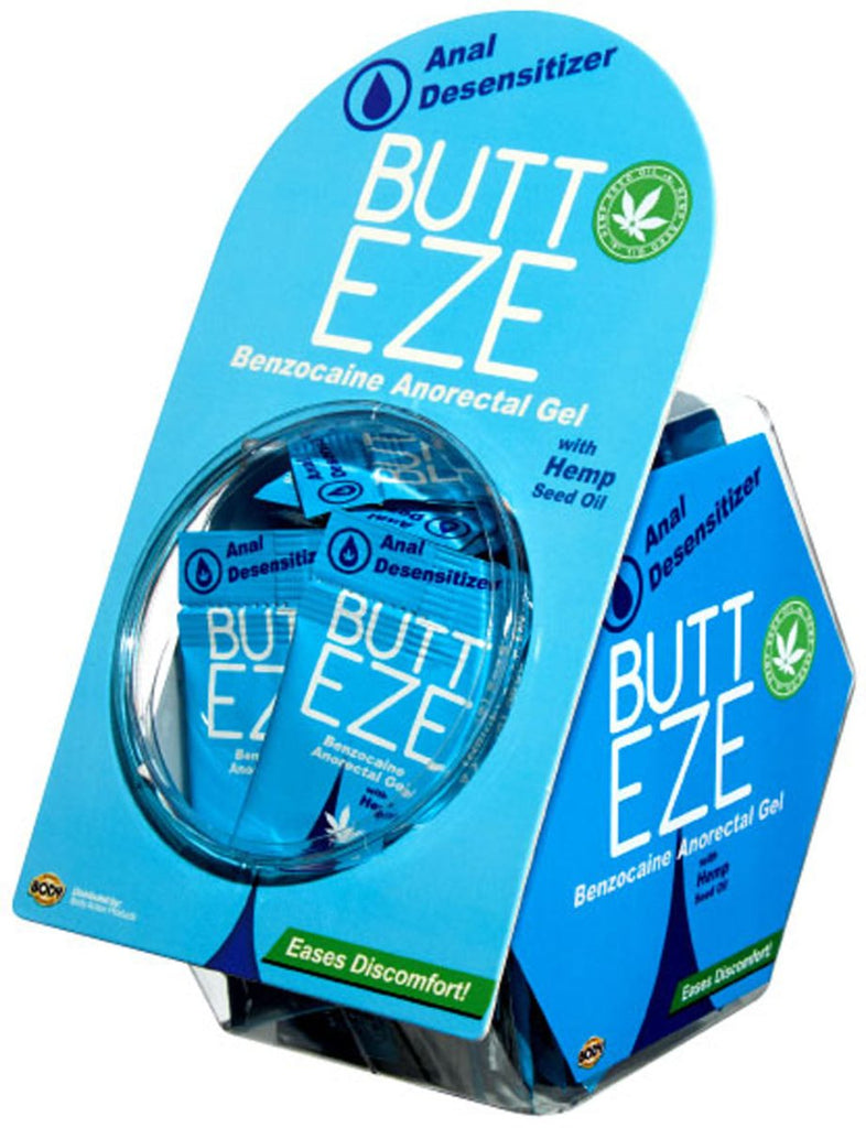 Butt Eze With Hemp - Fish Bowl Display - 50 Pc - TruLuv Novelties