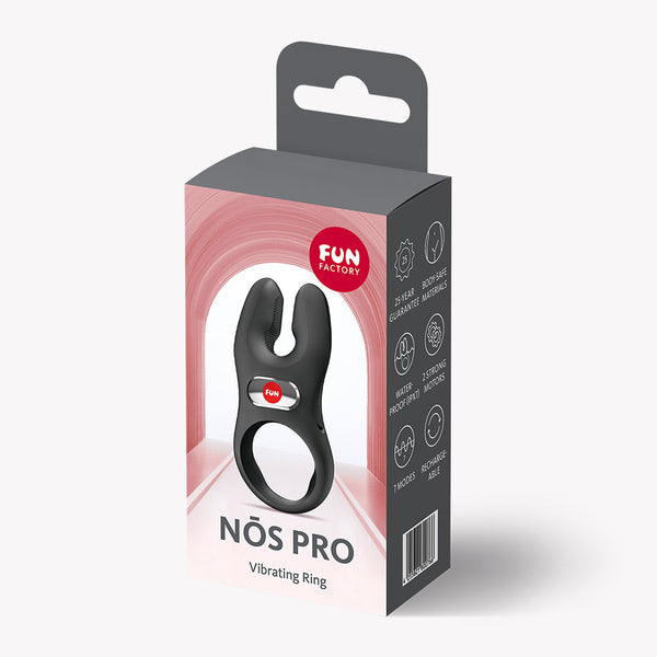 Nōs Classic Vibrating Cock Ring - Black