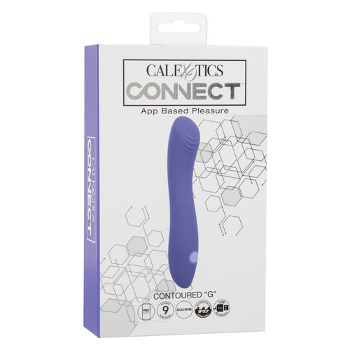 Calexotics Connect Contoured "G" - Periwinkle - TruLuv Novelties
