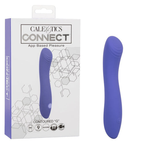 Calexotics Connect Contoured "G" - Periwinkle - TruLuv Novelties
