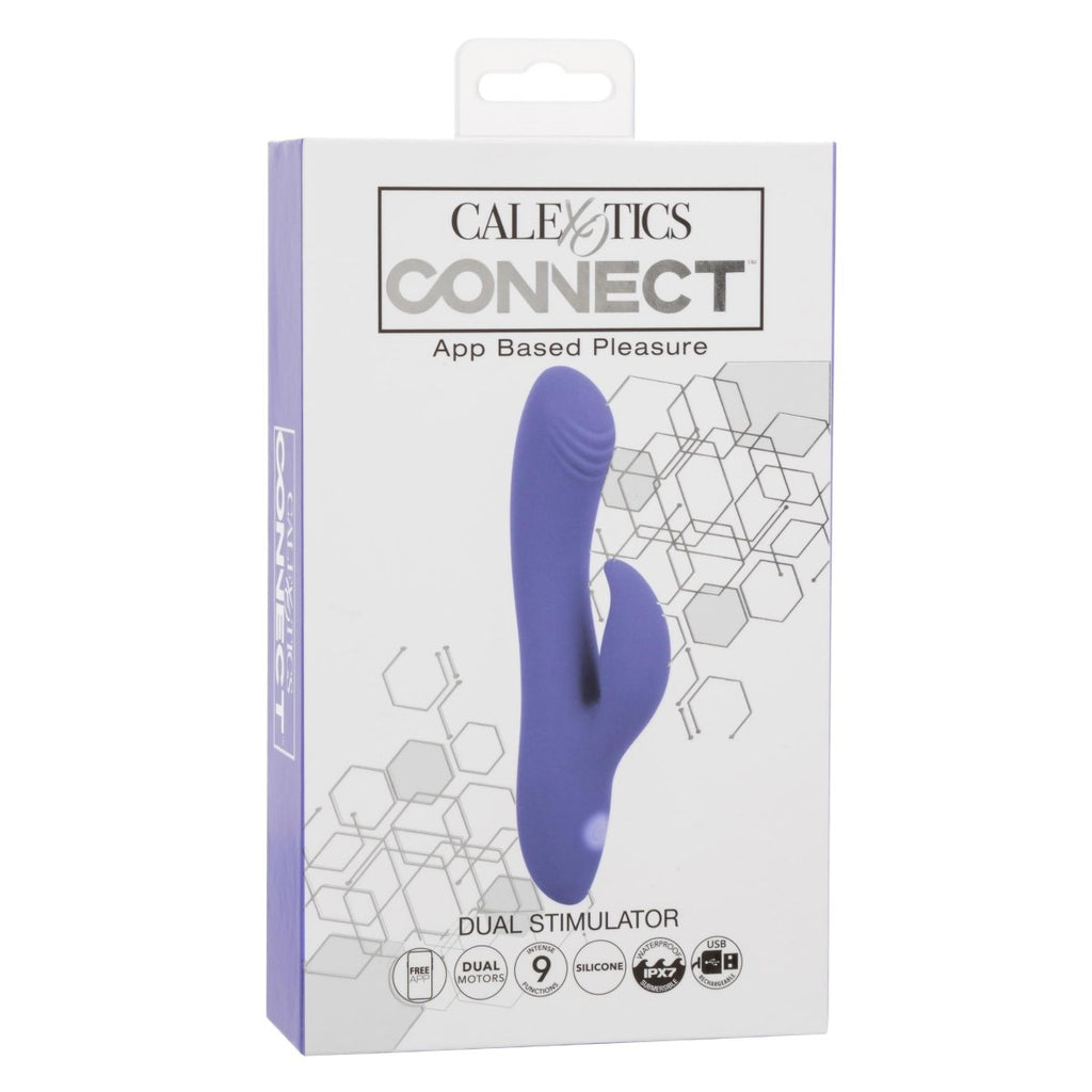 Calexotics Connect Dual Stimulator - Periwinkle - TruLuv Novelties