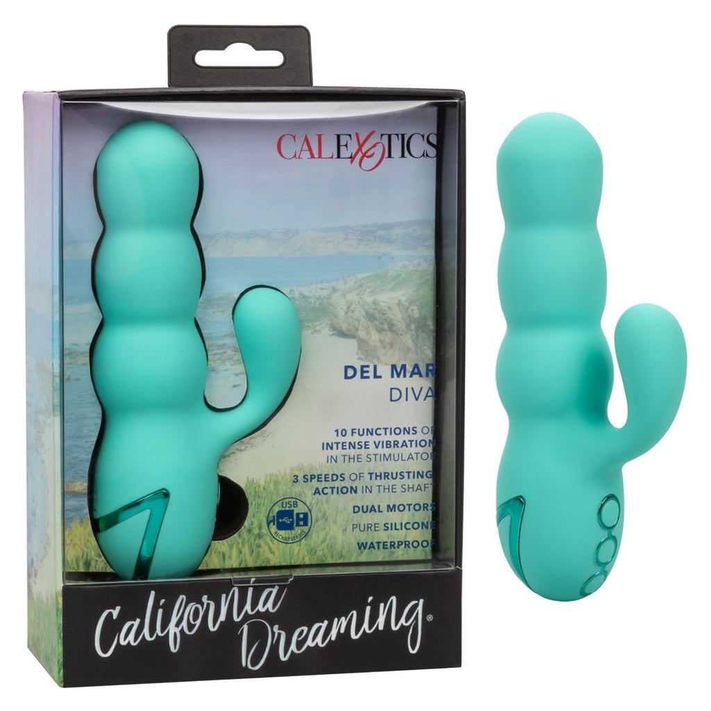 California Dreaming Del Mar Diva - Teal - TruLuv Novelties