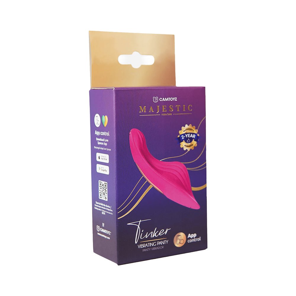 Camtoyz Majestic Tinker Panty Vibrator with App - TruLuv Novelties