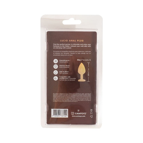 Camtoyz Onix Lucio Anal Plug Copper - TruLuv Novelties