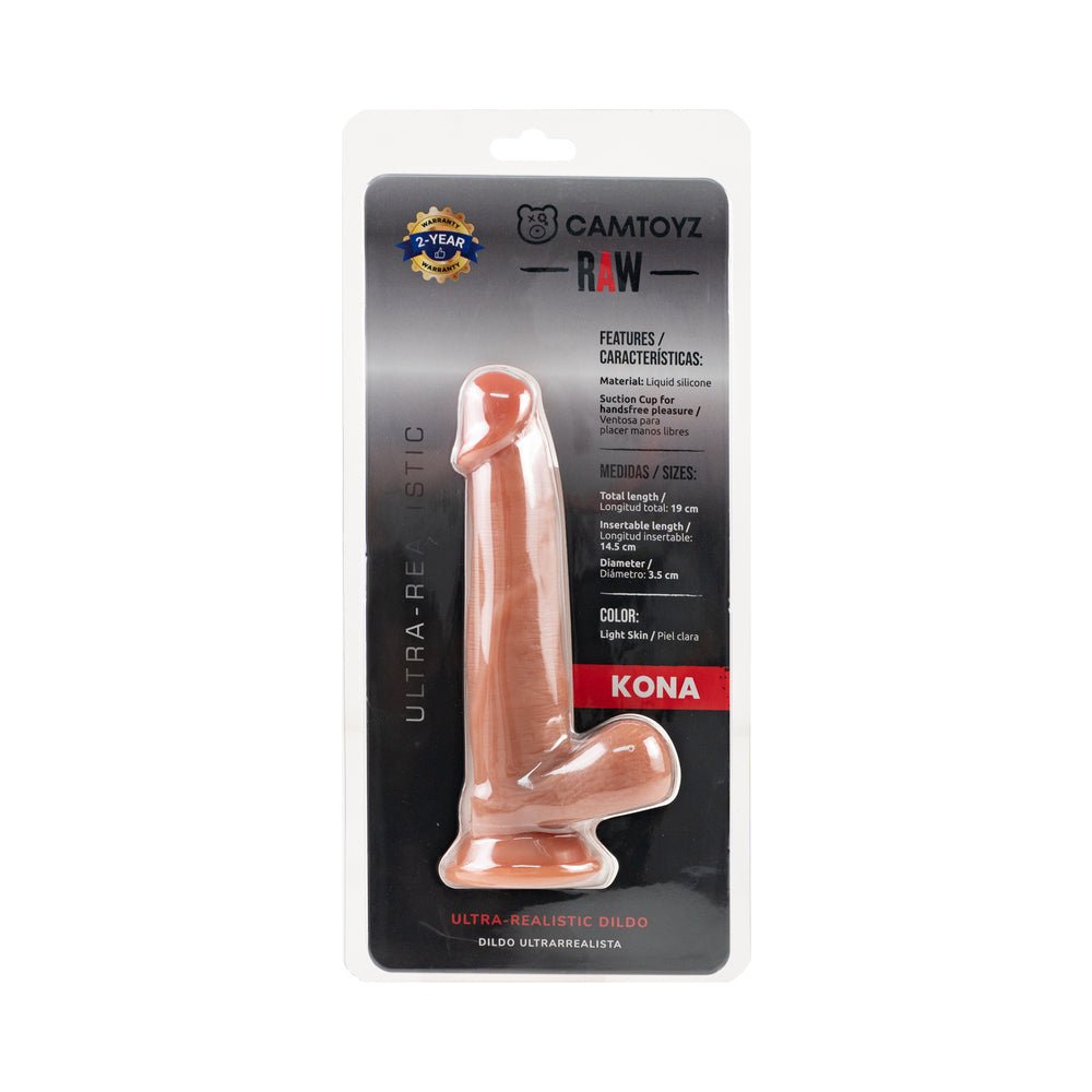 Camtoyz Raw Kona Ultra-Realistic 7.5 in. Dildo - TruLuv Novelties