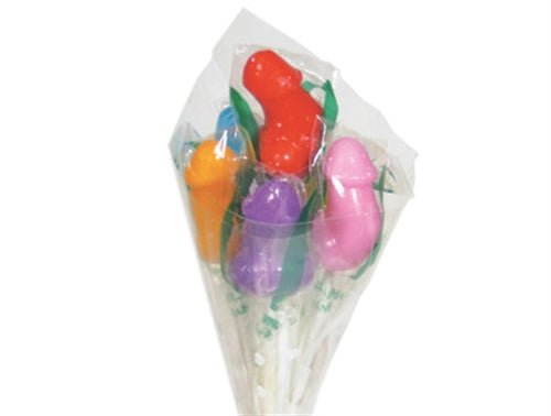 Candy Penis Bouquet - 12 Piece Display - TruLuv Novelties