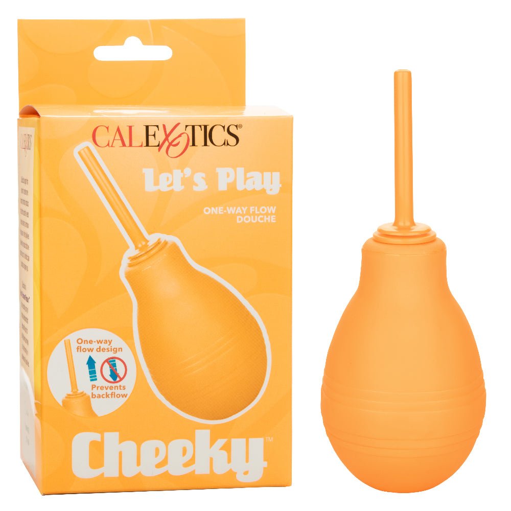 Cheeky One-Way Flow Douche - Orange - TruLuv Novelties