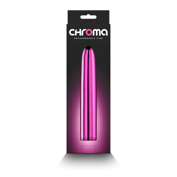 Chroma Rechargeable Vibe 7 in. Pink - TruLuv Novelties