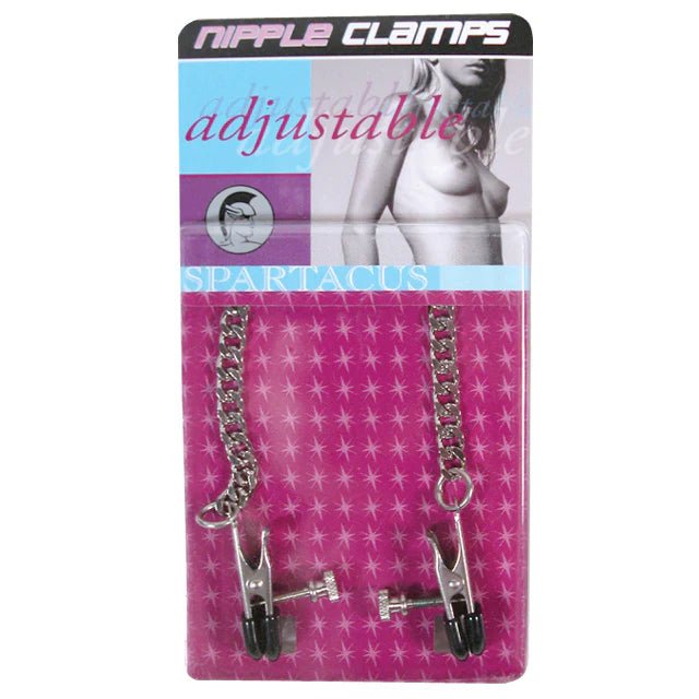 Classic Adjustable Nipple Clamps Rubber Tipped - TruLuv Novelties