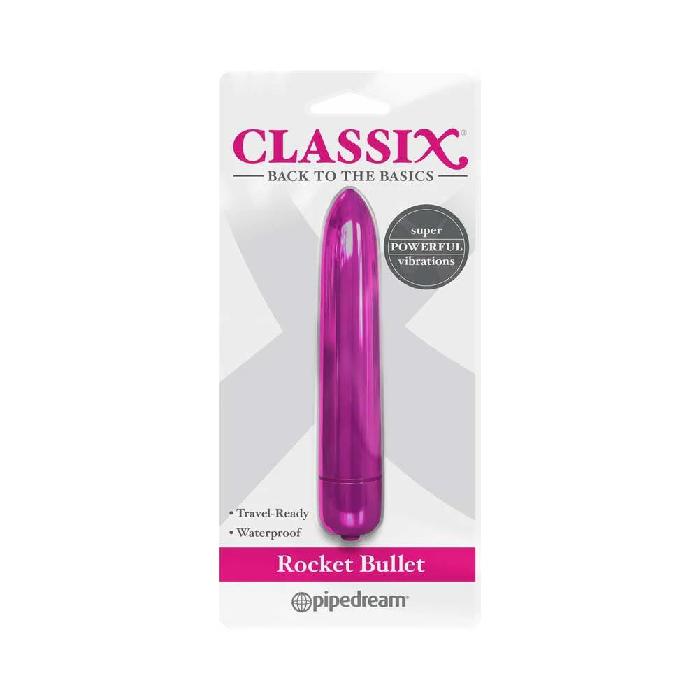 Classix Rocket Bullet Vibrator Pink - TruLuv Novelties