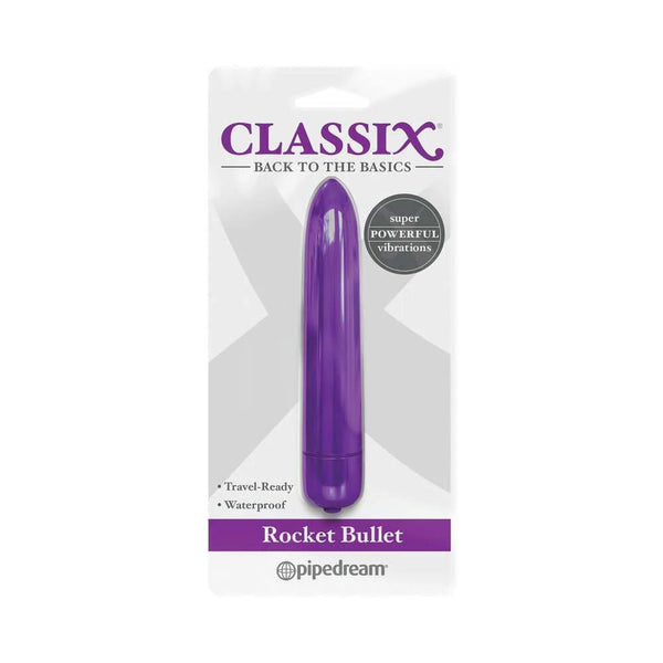 Classix Rocket Bullet Vibrator Purple - TruLuv Novelties