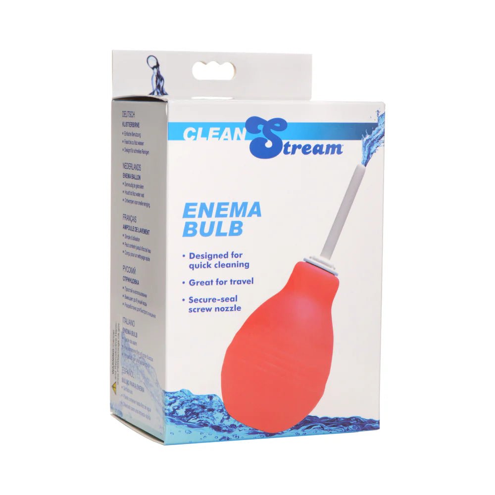 CleanStream Enema Bulb Red - TruLuv Novelties