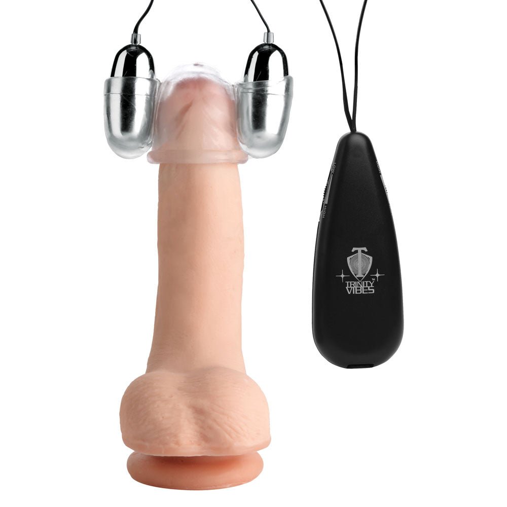 Clear Multi - Speed Vibrating Head Teaser - TruLuv Novelties