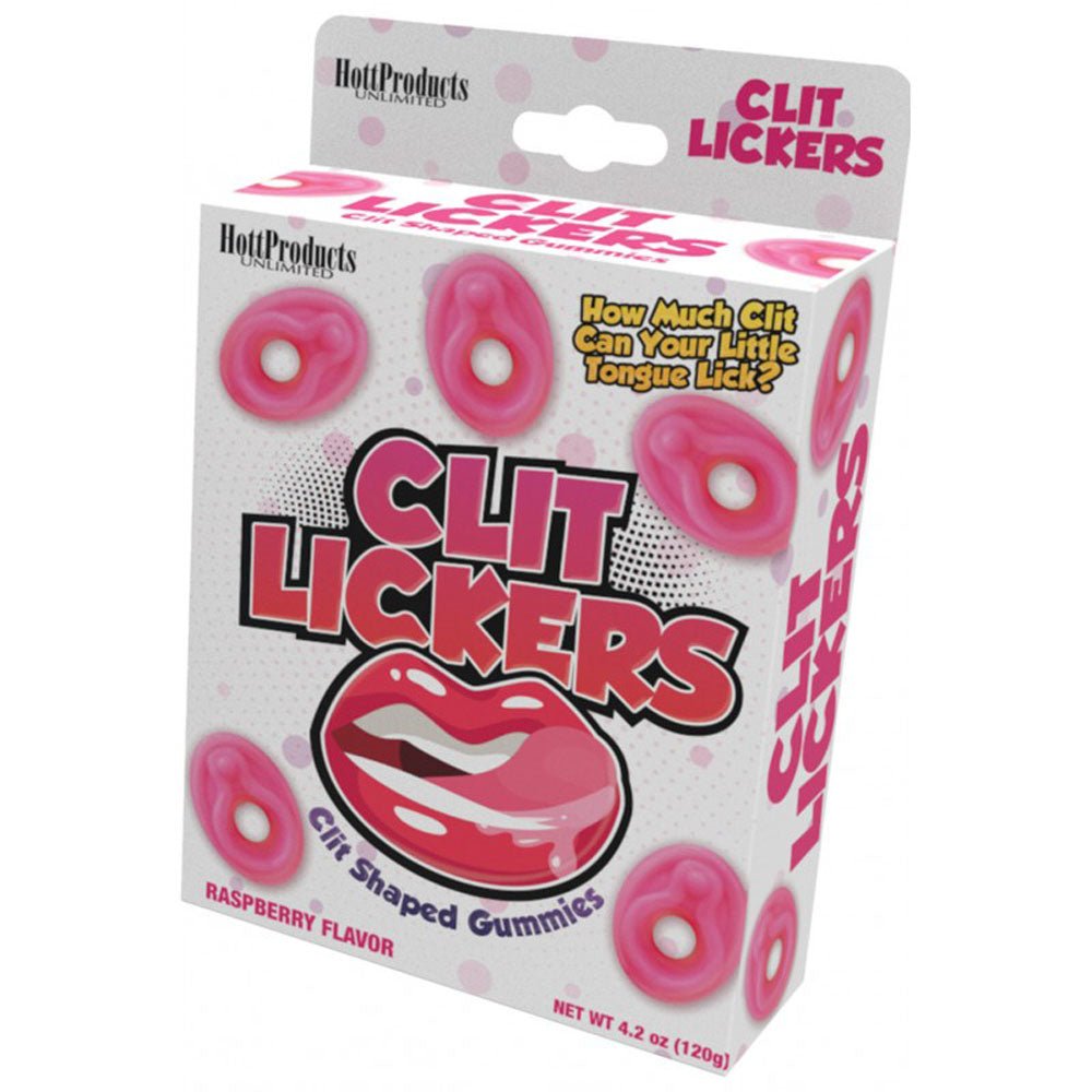 Clit Lickers Gummies Raspberry Flavors 4.2oz - TruLuv Novelties