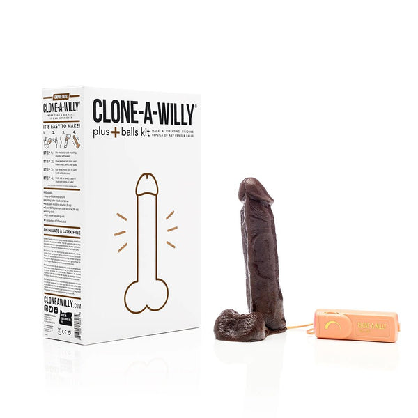 Clone-A-Willy Plus with Balls Deep Skin Tone - TruLuv Novelties