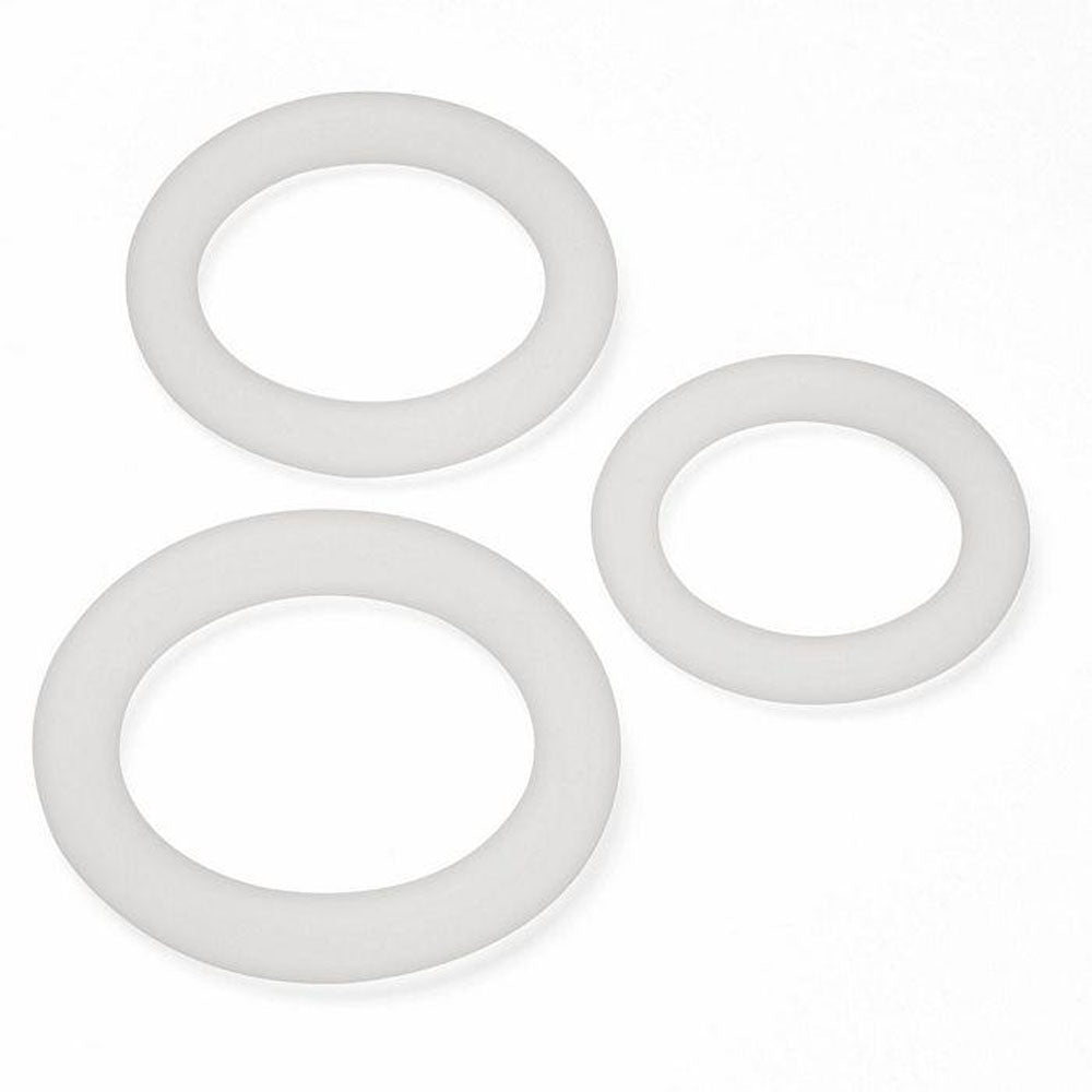 Cloud 9 Pro Sensual Silicone Cock Ring 3 Pack - TruLuv Novelties