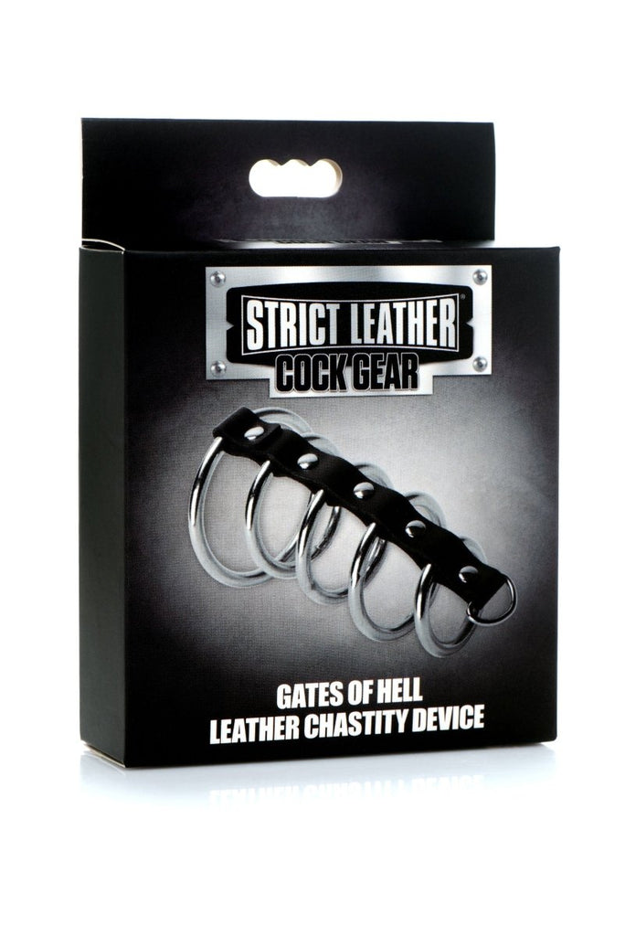 Cock Gear Gates of Hell Chastity Device - Black - TruLuv Novelties