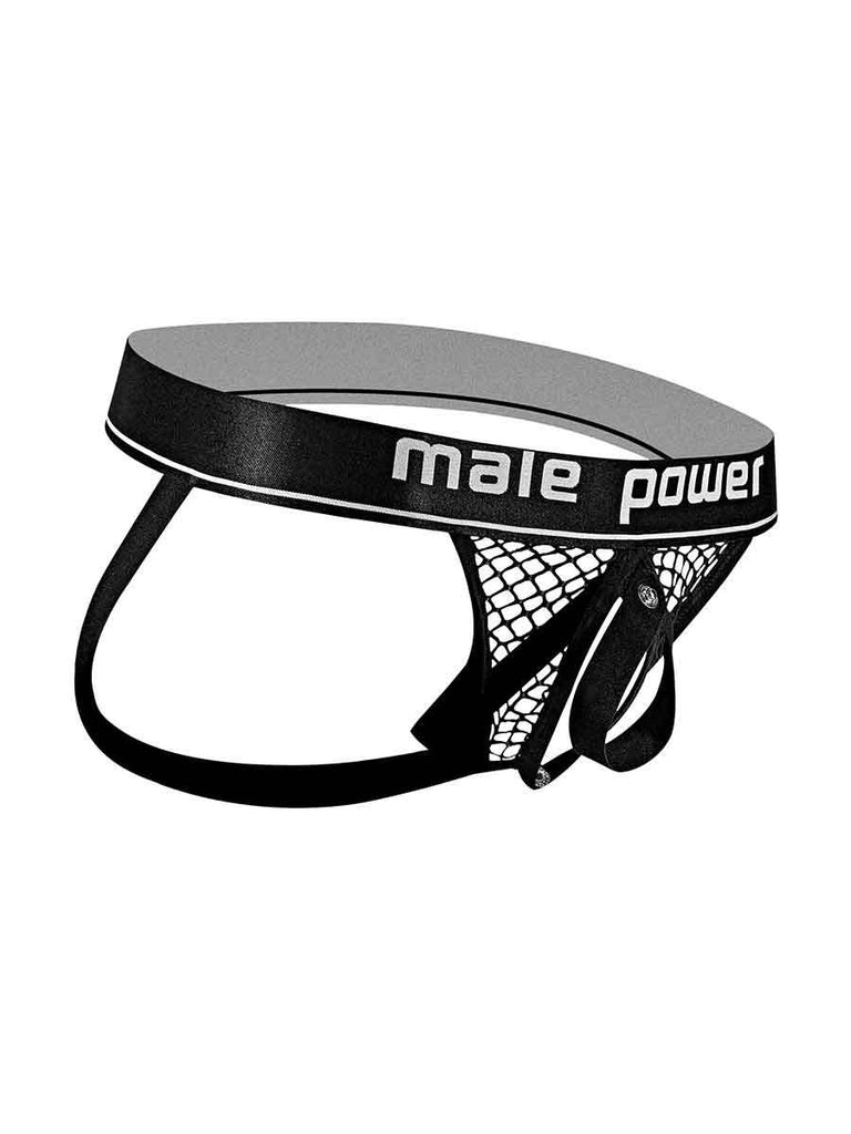 Cock Pit Net Cock Ring Jock - S/ M - Black - TruLuv Novelties