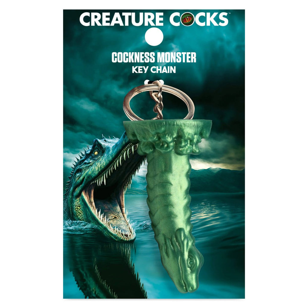 Cockness Monster Keychain - Green - TruLuv Novelties