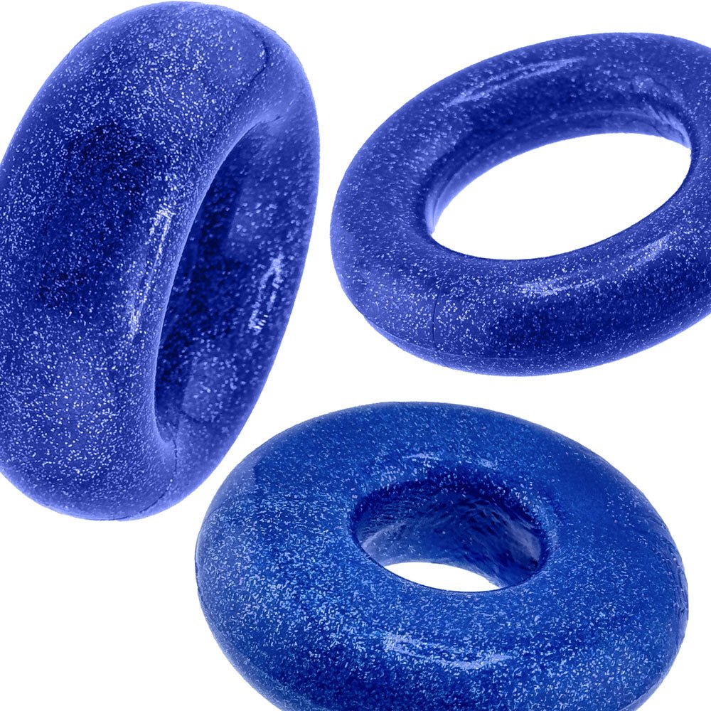 Cockpack Multi Design 3 Pack - Blue Fire - TruLuv Novelties