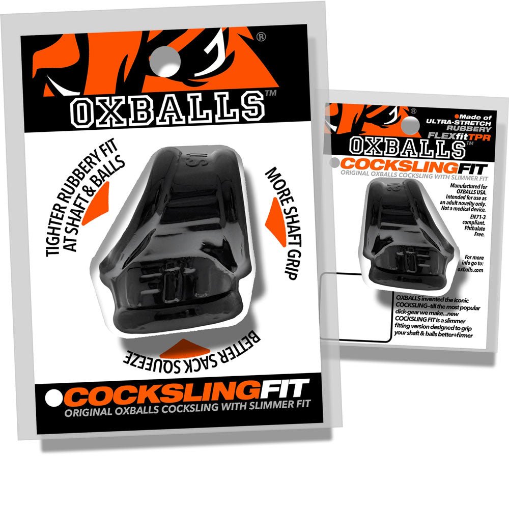 Cocksling Fit Sling - Black - TruLuv Novelties