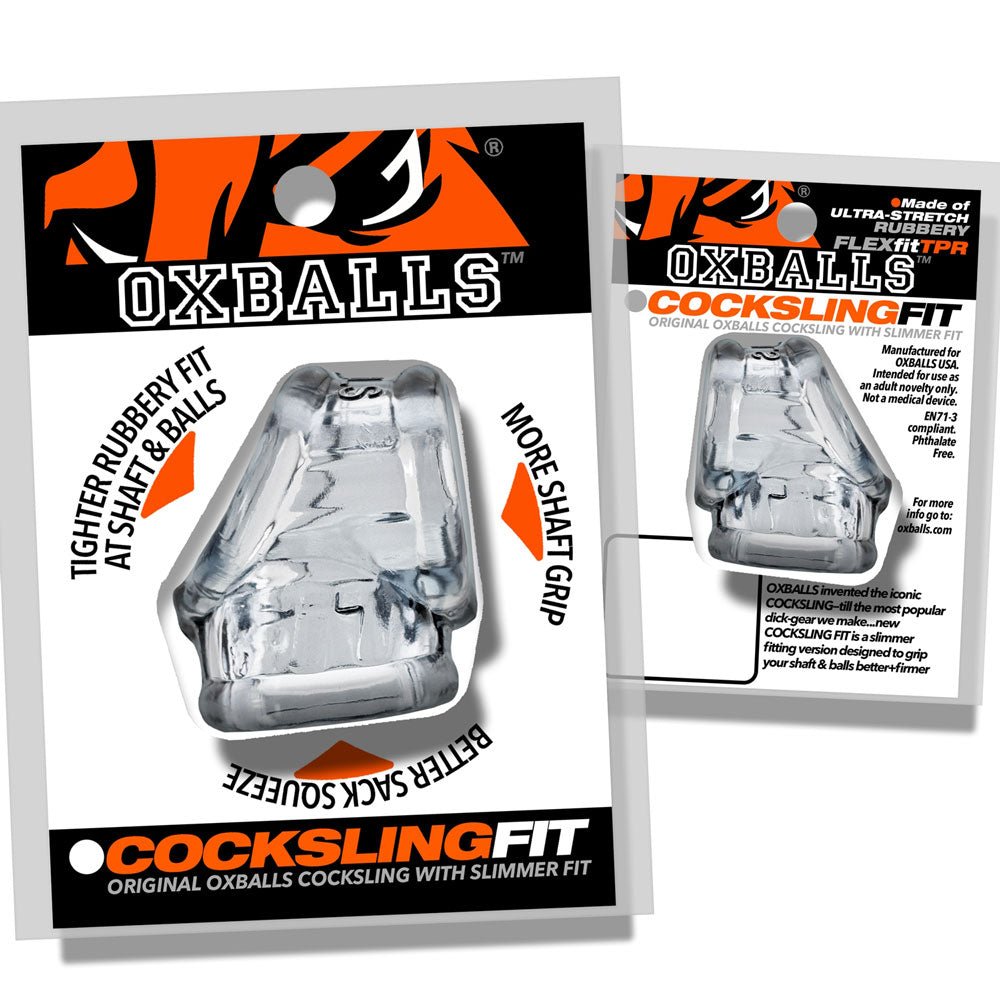 Cocksling Fit Sling - Clear - TruLuv Novelties