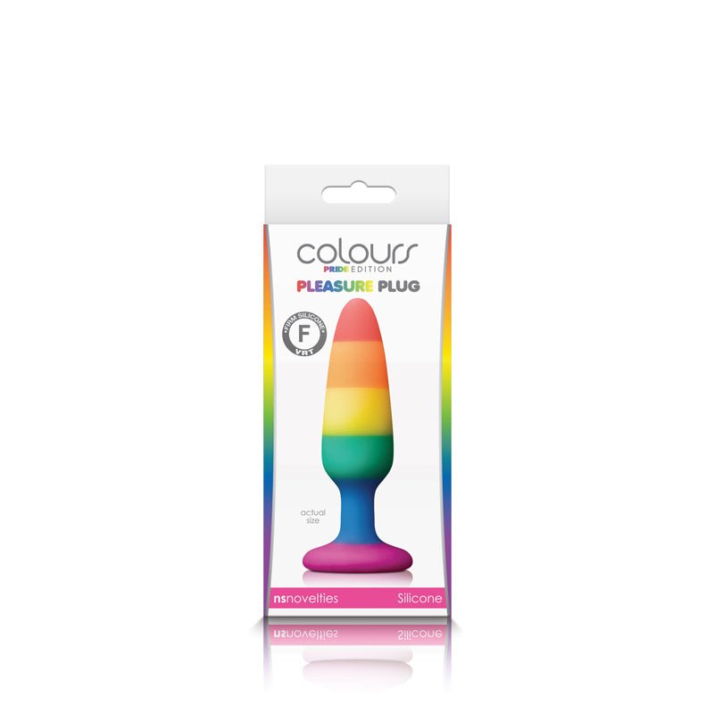 Colours - Pride Edition - Pleasure Plug - Rainbow - TruLuv Novelties
