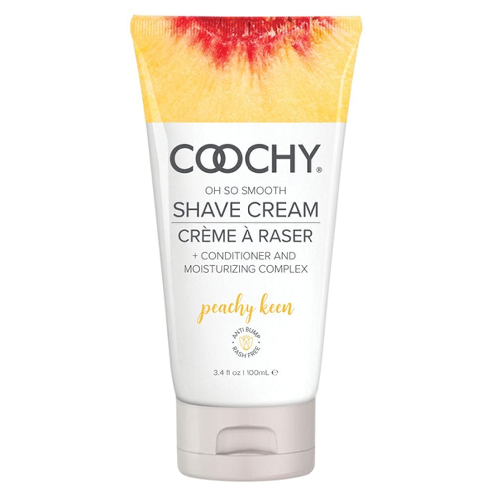Coochy Oh So Smooth Shave Cream - Peachy Keen 3.4 Fl Oz 100ml - TruLuv Novelties