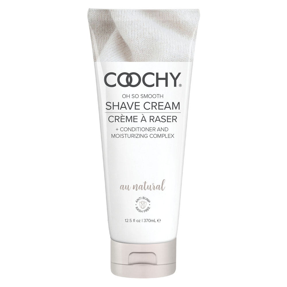 Coochy Shave Cream Au Natural 12.5 Fl. Oz. - TruLuv Novelties