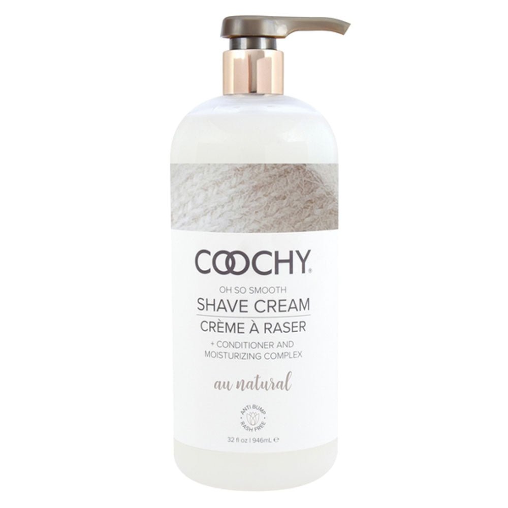 Coochy Shave Cream Au Natural 32 Oz - TruLuv Novelties