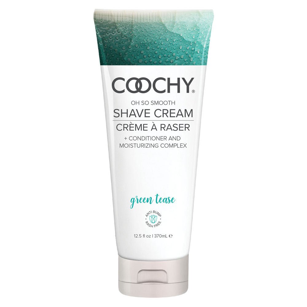 Coochy Shave Cream Green Tease 12.5 Fl Oz. - TruLuv Novelties