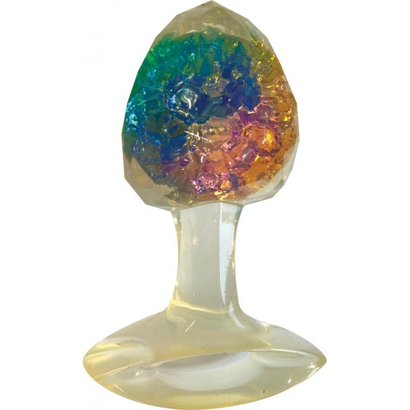 Cotton Candy - Joy Gems Topaz Butt Plug - TruLuv Novelties