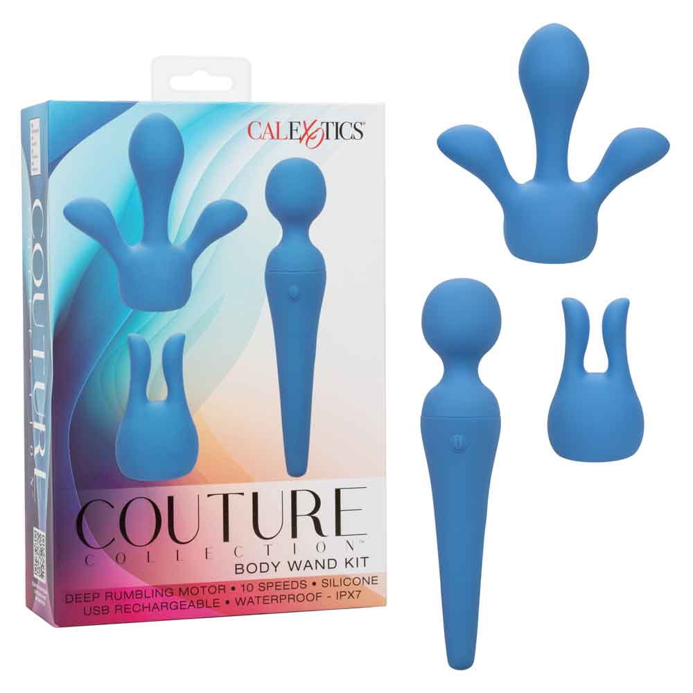 Couture Collection Body Wand Kit - Blue - TruLuv Novelties