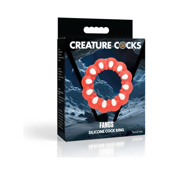 Creature Cocks Fangs Silicone Cock Ring - TruLuv Novelties