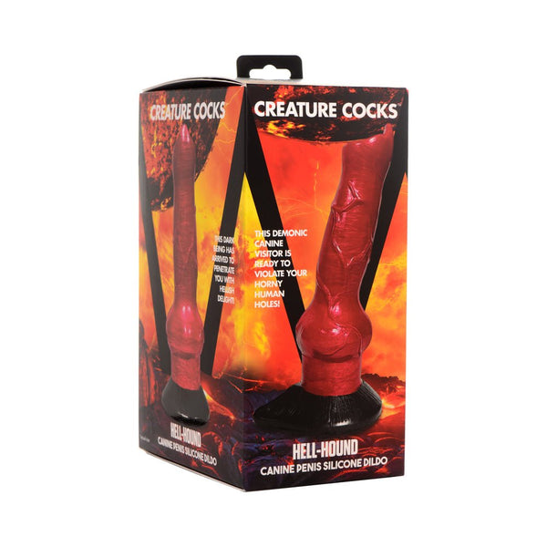 Creature Cocks Hell-Hound Canine Penis Silicone Dildo - TruLuv Novelties