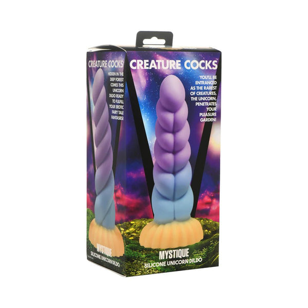 Creature Cocks Mystique Silicone Unicorn Dildo - TruLuv Novelties