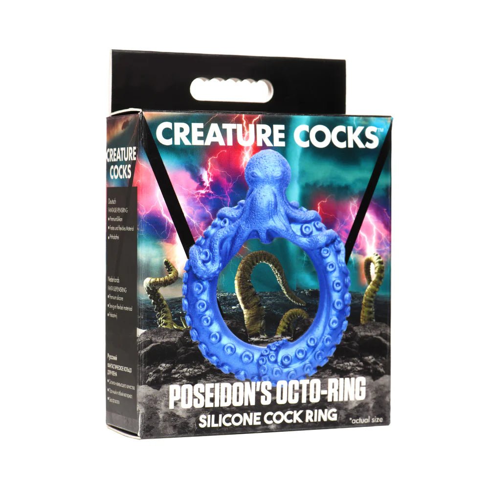 Creature Cocks Poseidon's Octo - Ring Silicone Cock Ring - TruLuv Novelties
