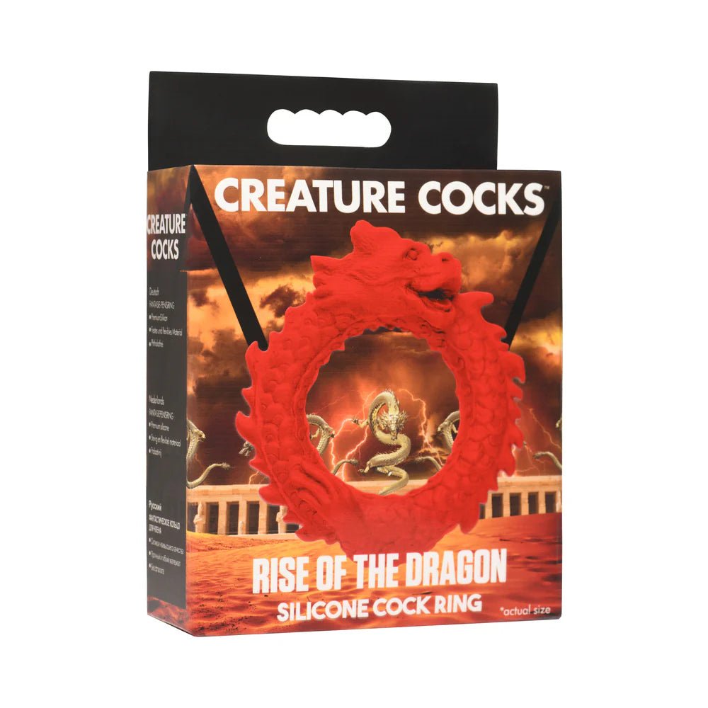 Creature Cocks Rise of the Dragon Silicone Cock Ring - TruLuv Novelties