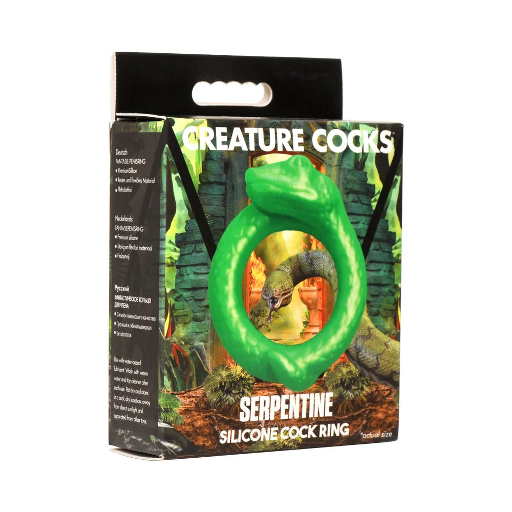 Creature Cocks Serpentine Silicone Cock Ring - TruLuv Novelties